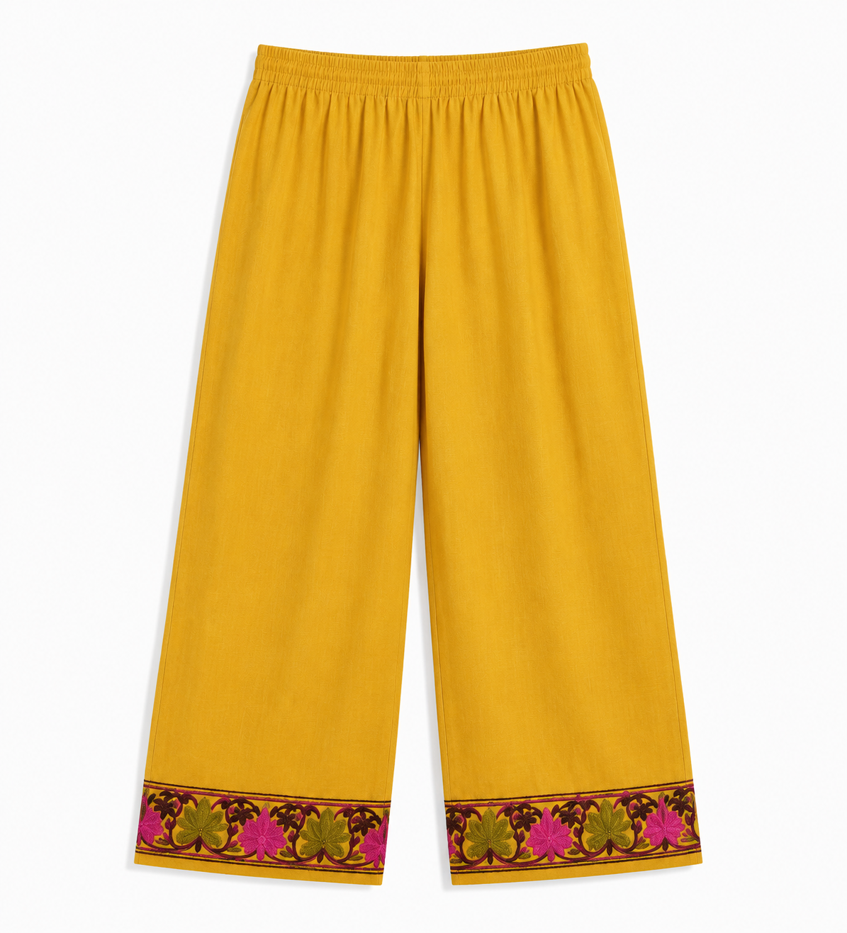 Noor : Aari embroidery summer Co-Ord Set | Gold